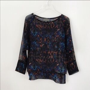 Anthropologie Sunday in Brooklyn Sheer Top